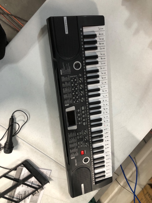 Photo 3 of 61 Keys Keyboard Piano, Camide Electronic Digital Piano Black - UNABLE TO TEST