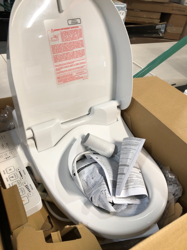 Photo 4 of * DAMAGED *
TOTO SW2033R#01 C100 Electronic Bidet Toilet Cleansing Water - UNABLE TO TEST