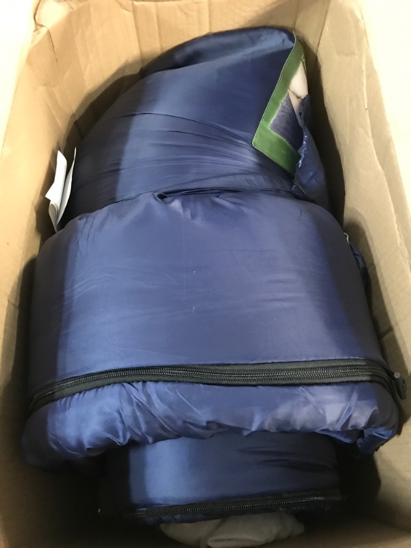 Photo 2 of Coleman Brazos Cold Weather Sleeping Bag Navy Sleeping Bag