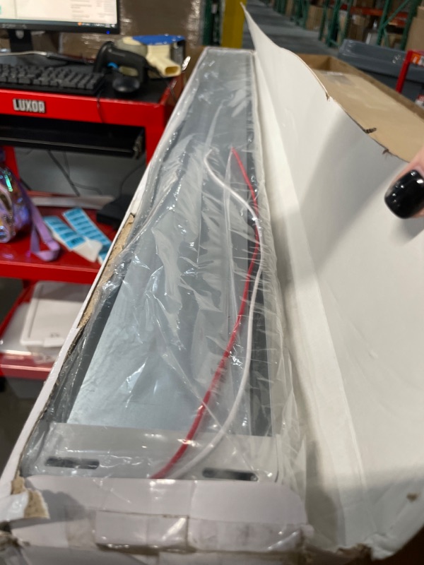 Photo 1 of Raycharm RV Cargo Van Interior Area Lighting, 41.8" x 3.9" Aluminum Housing, 6000K Cool-White Large Spaces Illuminating, High-Output Low Ampere Draw, Built-in On/Off Rocker Switch, 12V-24V DC, 1-Pack 41.8" 38.4W