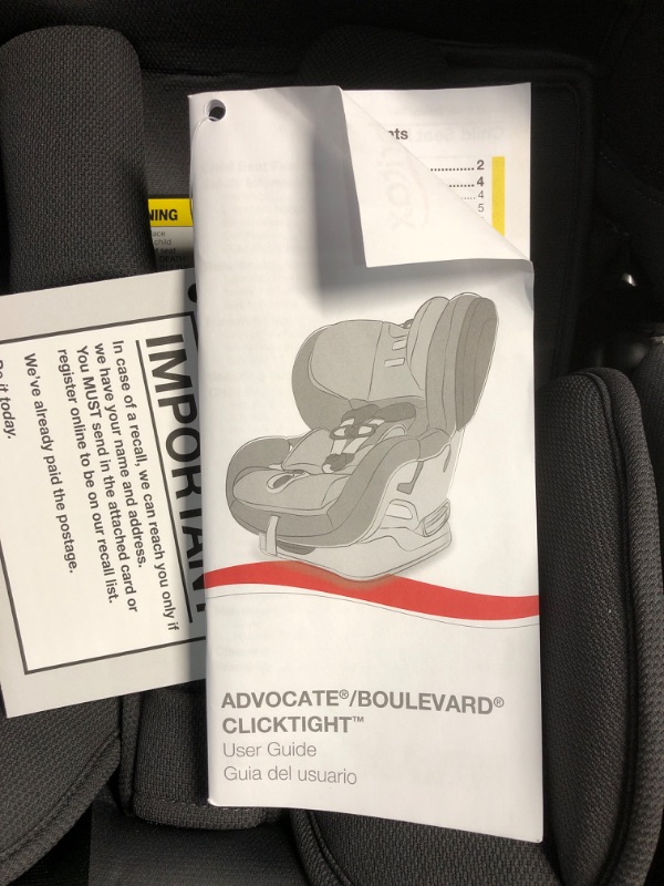 Photo 4 of Britax Boulevard ClickTight Convertible Car Seat, Cool N Dry Charcoal - Cooling & Moisture Wicking Fabric Boulevard Cool N Dry