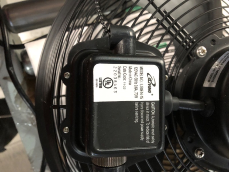 Photo 1 of 14 in. 3 Speed Wall Mount Outdoor Waterproof Fan