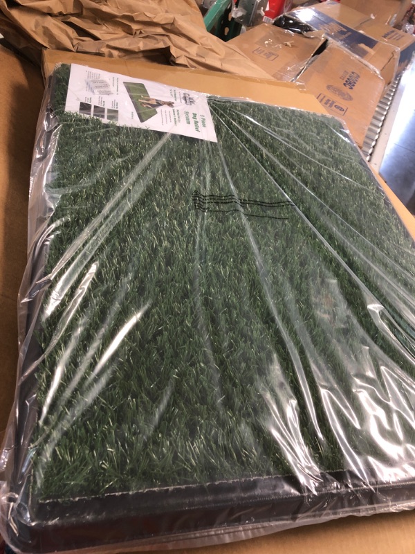 Photo 2 of 2 pk Artificial Grass Puppy Pee Pad for Dogs and Small Pets - 20x25R