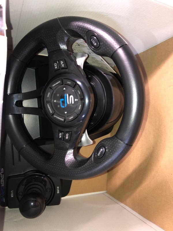 Photo 2 of ** PARTS ONLY** 
SUBSONIC Superdrive - GS550 steering racing wheel with pedals