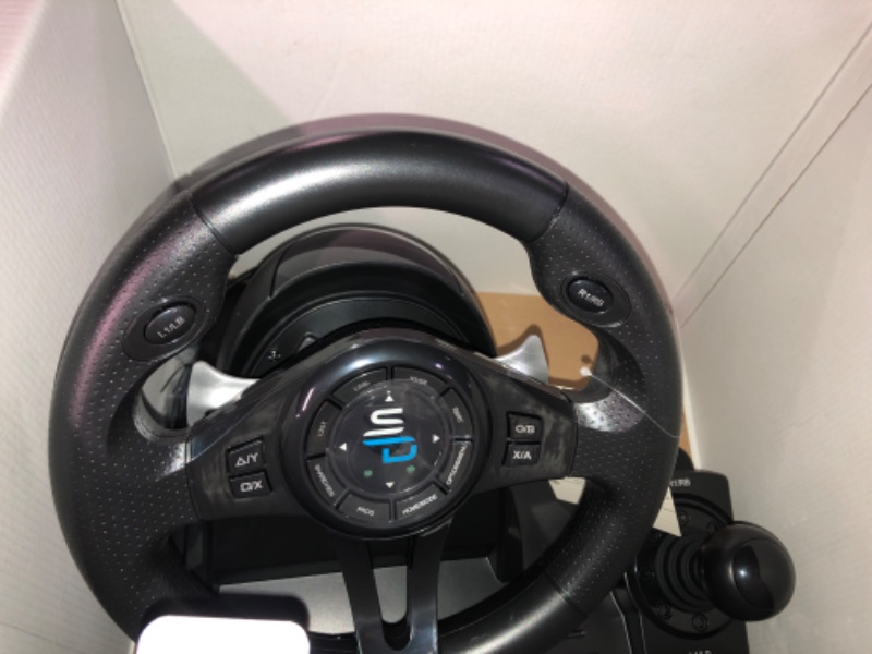 Photo 2 of SUBSONIC Superdrive - GS550 steering racing wheel with pedals, paddles, shifter and vibration for Xbox Serie X/S, PS4, Xbox One, PC, PS3 (programmable for all games)