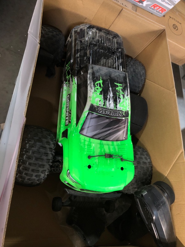 Photo 2 of ARRMA 1/10 Granite 4X4 V3 3S BLX Brushless Monster RC Truck RTR (Transmitter and Receiver Included, Batteries and Charger Required) , Green