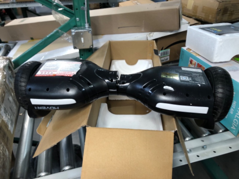 Photo 3 of **PARTS ONLY- DAMAGED** Hover-1 Blast Electric Self-Balancing Hoverboard with 6.5” Tires, Dual 160W Motors, 7 mph Max, and 3 Miles Max Range