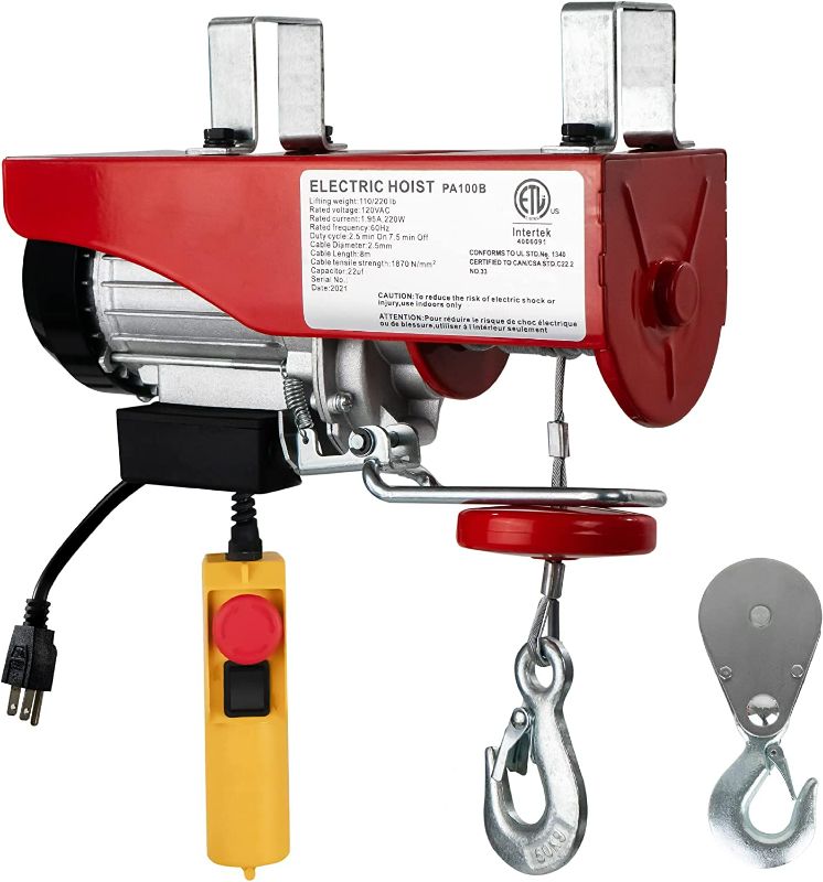 Photo 1 of Five Oceans Electric Hoist, Hoist Pulley System