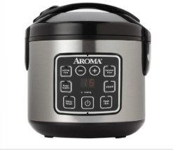 Photo 1 of Aroma 8-Cup Programmable Rice & Grain Cooker Steamer