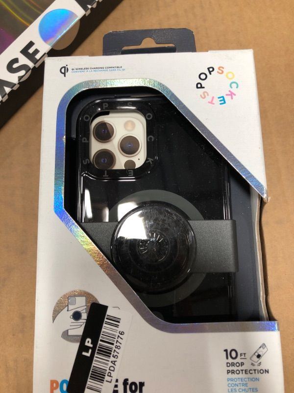 Photo 1 of PopSockets PopCase Apple iPhone 11/XR PopGrip Slide Case - Black

