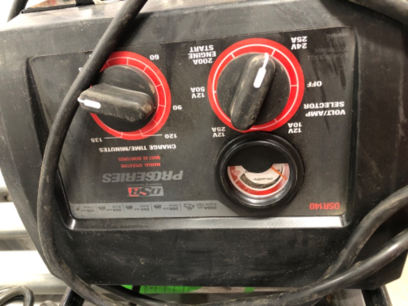 Photo 4 of **Damaged**Schumacher ProSeries DSR140 Manual Battery Charger/Engine Starter, 12/24 V Output, 10 a Charging
