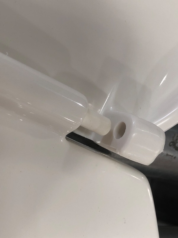 Photo 3 of **MISSING HARDWARE** American Standard 5503A00B.020 Slow Elongated Closed Front Toilet Seat, White
