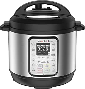 Photo 1 of Instant Pot Duo Plus 9-in-1 Electric Pressure Cooker, Slow Cooker, Rice Cooker, Steamer, Sauté, Yogurt Maker, Warmer & Sterilizer, Includes Free App with over 1900 Recipes, Stainless Steel, 6 Quart
