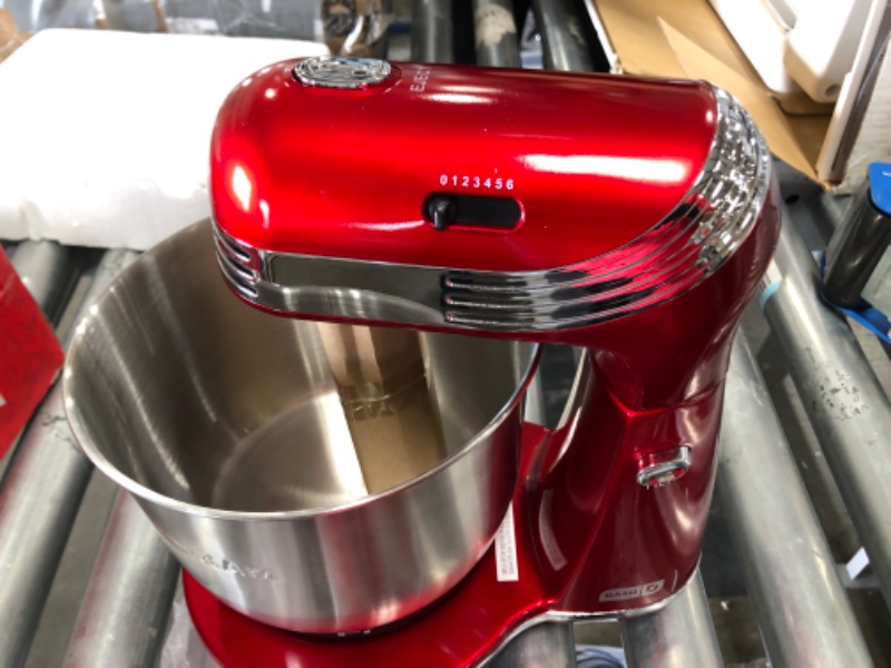 Photo 3 of Aucma 6.5-Quart Stand Mixer 660W 6-Speed ??Electric Tilt-Head Kitchen Mixer with Dough Hook and Wire Whisk