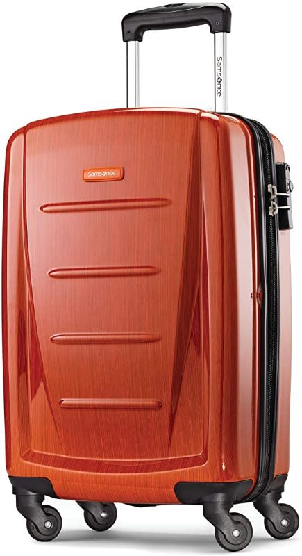 Photo 1 of Samsonite Winfield 2 Hardside Luggage with Spinner Wheels, Orange, Carry-On 20-Inch
