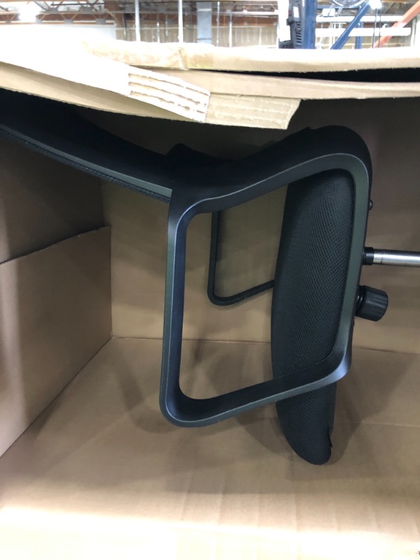 Photo 1 of Task Chair: Fixed Arm, Black, Mesh, 275 lb Wt Capacity
