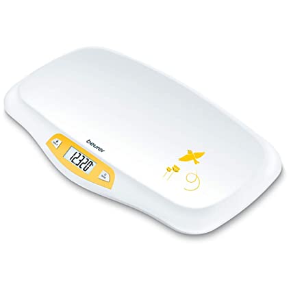 Photo 1 of Beurer BY80 Digital Baby Scale, Infant Scale for Weighing in Pounds, Ounces, or Kilograms up to 44 lbs, Newborn Baby Scale with Hold Function, Pet Scale for Cats and Dogs
