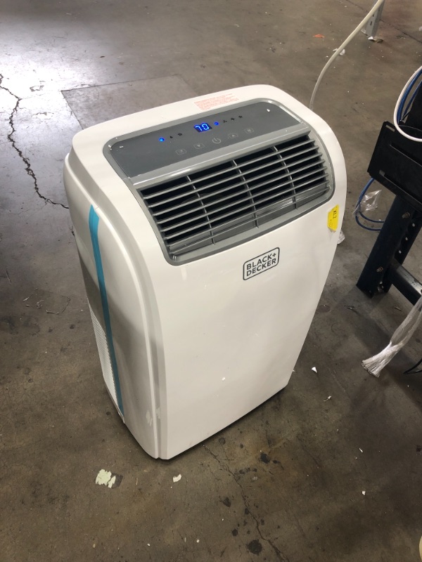 Photo 2 of ***PARTS ONLY*** BLACK+DECKER 10,000 BTU Portable Air Conditioner with Remote Control, White
