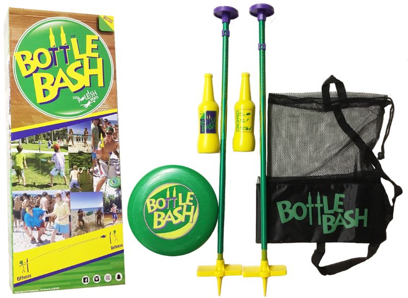 Photo 1 of Poleish Sports Bottle Bash Standard Game Set with Soft Surface Spike Included

