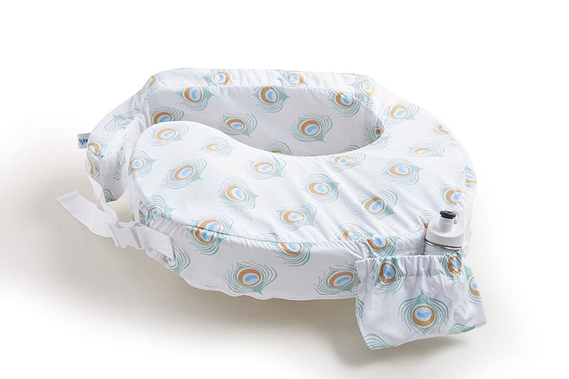 Photo 1 of My Brest Friend Original Nursing Pillow For Breastfeeding, Nursing and Posture Support with Pocket and Removable Slipcover, Peacock
