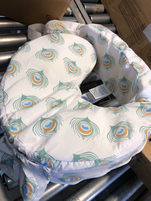 Photo 2 of My Brest Friend Original Nursing Pillow For Breastfeeding, Nursing and Posture Support with Pocket and Removable Slipcover, Peacock
