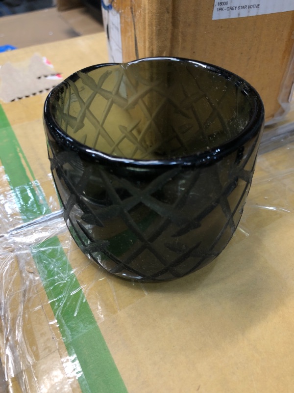 Photo 2 of ASPEN Creative CORPORATION:Aspen Creative Corporation
Black Glass Votive Candle Holder