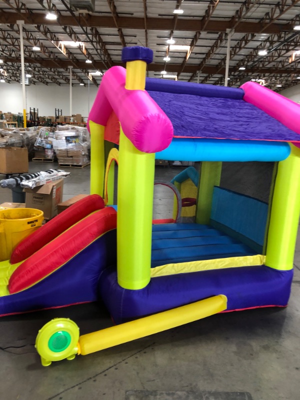 Photo 6 of AirMyFun Inflatable Bounce House,Bouncy Castle with Air Blower,Play House with Ball Pit,Inflatable Kids Slide,Jumping Castle with Carry Bag
