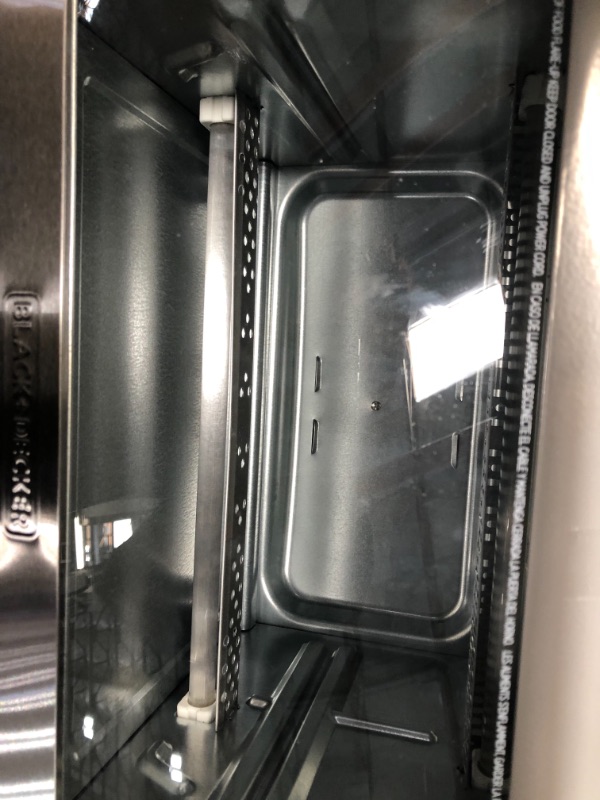 Photo 5 of BLACK+DECKER 4-Slice Toaster Oven with Natural Convection, Stainless Steel, TO1760SS
