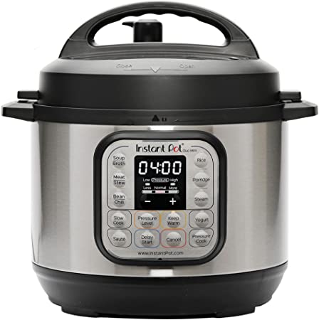 Photo 1 of Instant Pot Duo 7-in-1 Electric Pressure Cooker, Slow Cooker, Rice Cooker, Steamer, Sauté, Yogurt Maker, Warmer & Sterilizer, Includes Free App with over 1900 Recipes, Stainless Steel, 3 Quart
