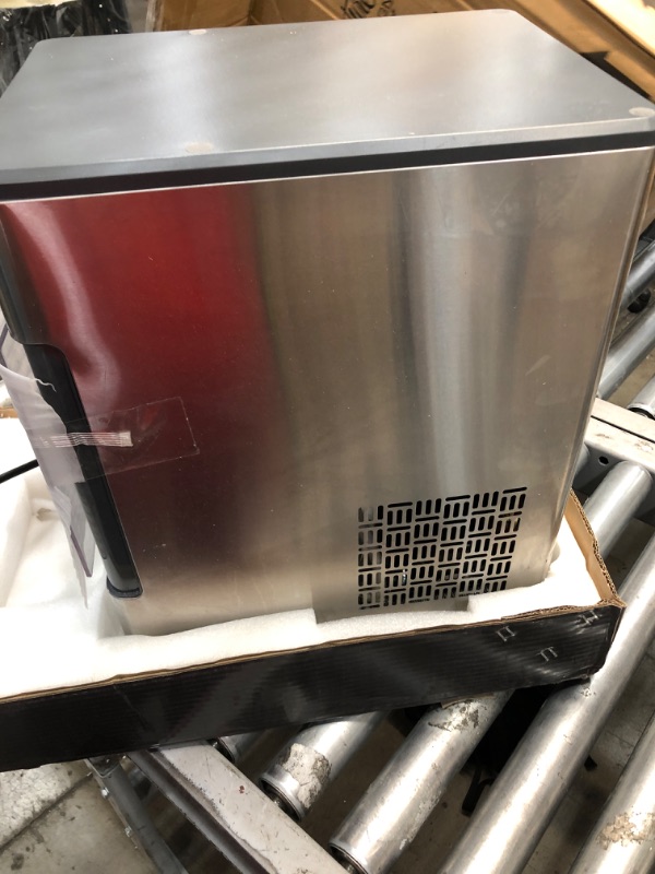 Photo 3 of **READ BELOW**GE Profile Opal | Countertop Nugget Ice Maker with Side Tank | Portable Ice Machine Makes up to 24 Lbs. of Ice per Day | Stainless Steel Finish
