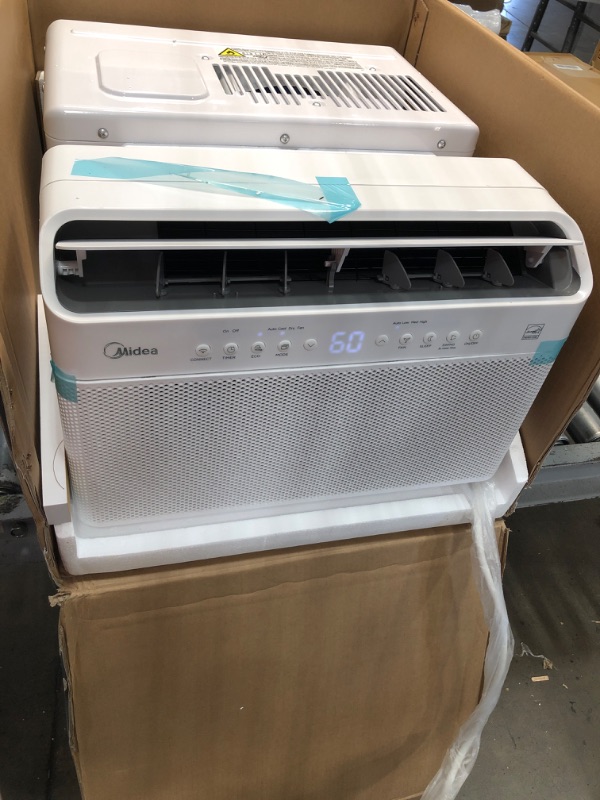 Photo 2 of Midea 8,000 BTU Smart Inverter U-Shaped Window Air Conditioner, 35% Energy Savings, Extreme Quiet, MAW08V1QWT (1860705)
