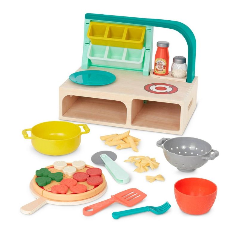 Photo 1 of B. Toys Play Food Set - Mini Chef - Pizza-n-Pasta Playset
