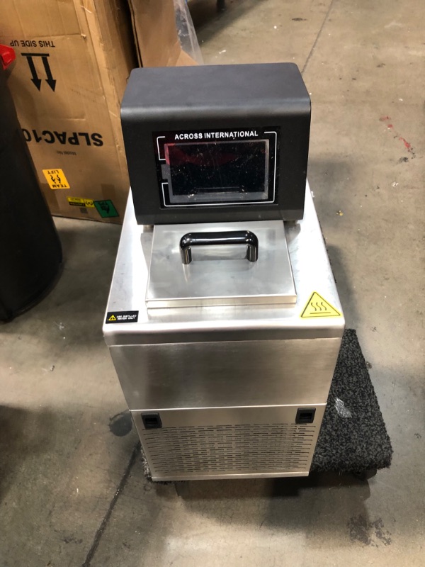 Photo 2 of ***UNTESTED*** Across International -20C to 99C Compact Stainless Steel 7L Capacity Recirculating Laboratory Chiller - UL/CSA Certified, 110 Volt
