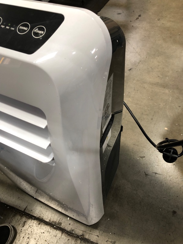 Photo 3 of **TESTED**MISSING REMOTE**
SereneLife SLPAC10 - Portable Air Conditioner - Compact Home a/C Cooling Unit with Built-in Dehumidifier & Fan Modes, Includes Window Mount Kit (10,00

