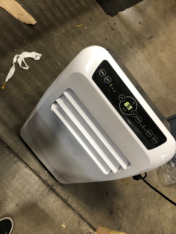 Photo 4 of **TESTED**MISSING REMOTE**
SereneLife SLPAC10 - Portable Air Conditioner - Compact Home a/C Cooling Unit with Built-in Dehumidifier & Fan Modes, Includes Window Mount Kit (10,00
