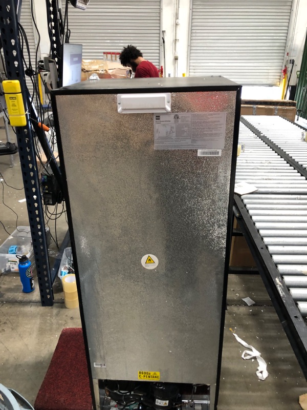 Photo 5 of **DOOR IS LOOSE AND MINOR DAMAGE**
RCA RFRF695 6.5 Cubic Foot Deep Small Mini Adjustable Upright Freezer, Silver
