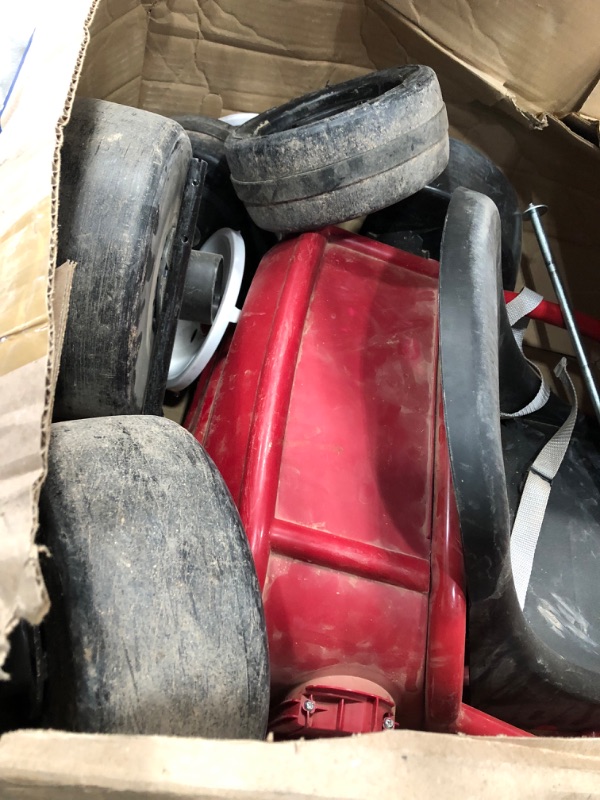 Photo 7 of **used-dirty-needs assembly**
Radio Flyer Ultimate Go-Kart, 24 Volt Outdoor Ride On Toy | Ages 3-8 | 940Z Model , Red
