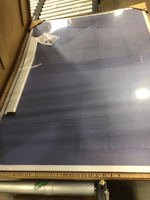 Photo 2 of **major damage-Bent**
Amazon Basics Combo Magnetic Whiteboard Dry Erase Board/Cork Board 35" x 47"

