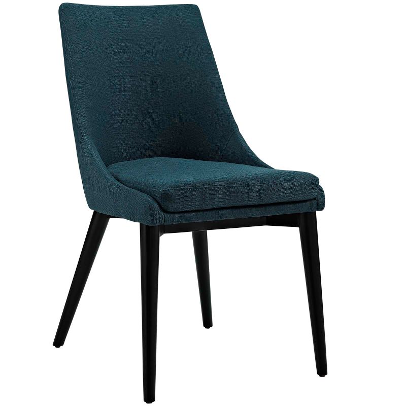 Photo 1 of **DAMAGED LEG**
Viscount Fabric Dining Chair, Azure
