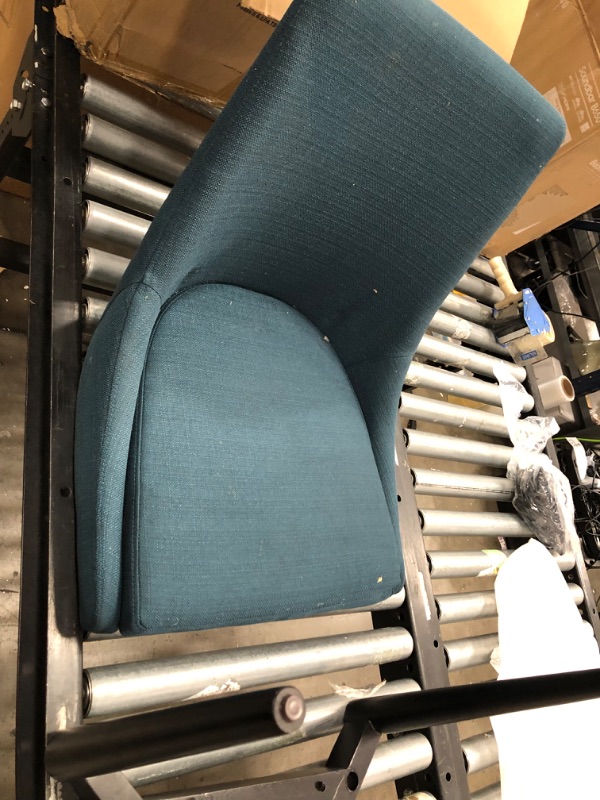 Photo 5 of **DAMAGED LEG**
Viscount Fabric Dining Chair, Azure
