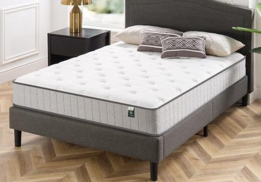 Photo 1 of 10 in. Medium Hybrid Tight Top Full Comfort Support Cooling Gel Mattress
