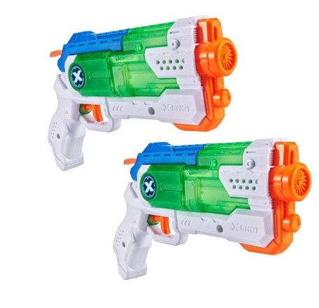 Photo 1 of 3 pack - X-Shot Water Warfare Micro Fast-Fill Water Blaster Double Pack by ZURU
