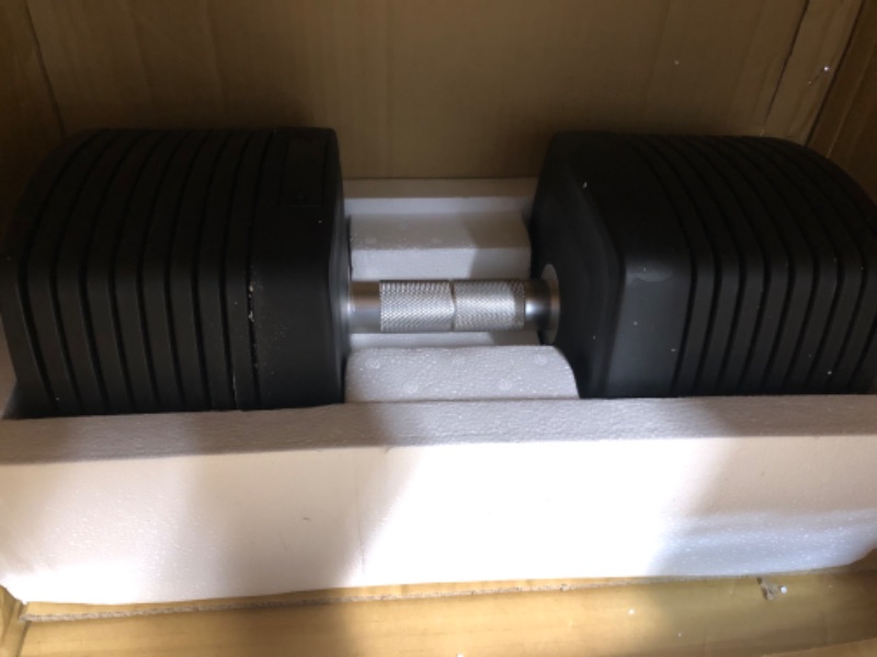 Photo 2 of ***PARTS ONLY*** NordicTrack 50 Lb ISelect Adjustable Dumbbells, Works with Alexa, Sold as Pair

