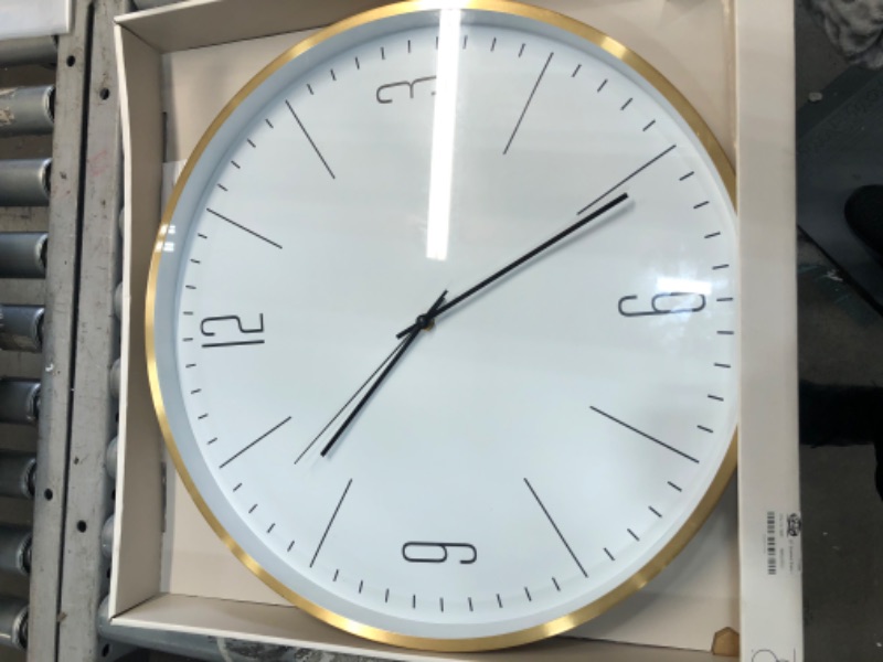 Photo 3 of 20" Brushed Brass Wall Clock - Project 62™
