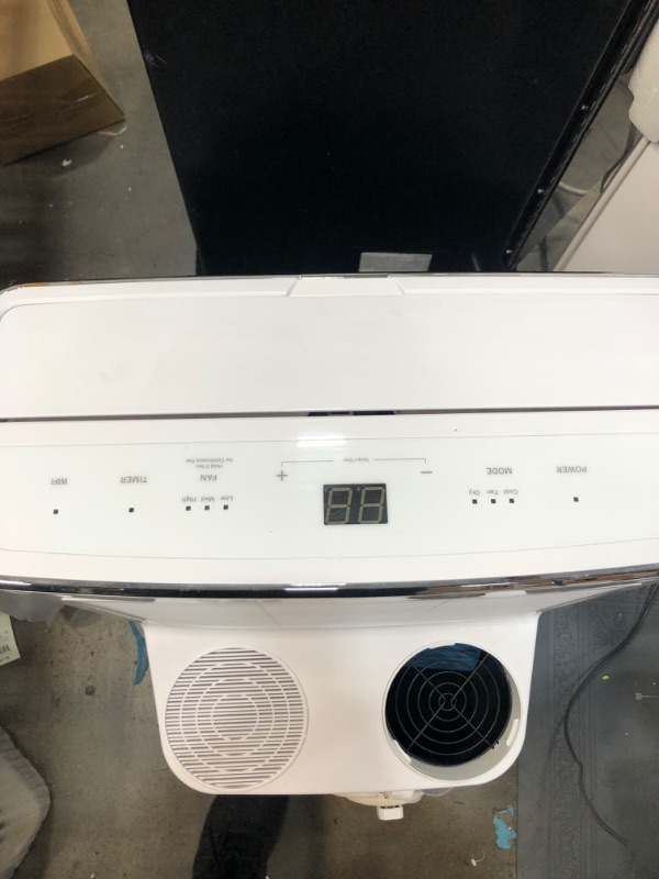 Photo 3 of APWA14YBMW 19" Smart Portable Air Conditioner with 14000 BTU Cooling Capacity Built-in WiFi Remote Control Auto Restart and Washable Filter in
