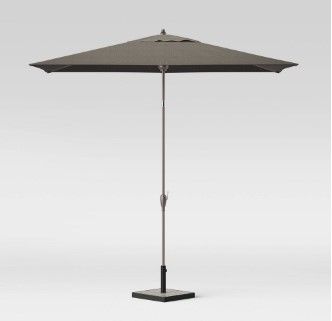 Photo 1 of 10' X 10' Rectangular Patio Umbrella DuraSeason Fabric™ - Ash Pole - Project 62™
