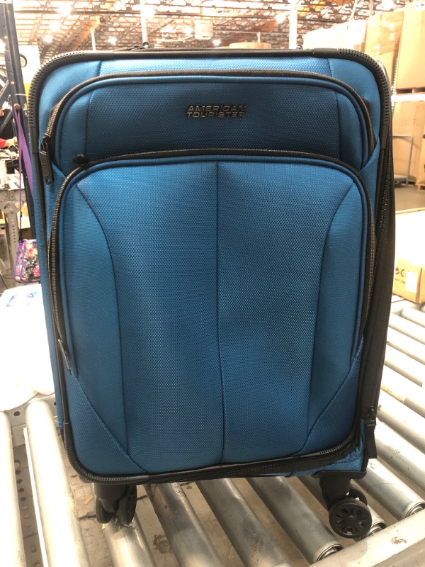 Photo 2 of American Tourister Phenom Softside Carry On Spinner Suitcase
Dimensions (Overall): 24 Inches (H) x 14 Inches (W) x 10 Inches (D)

