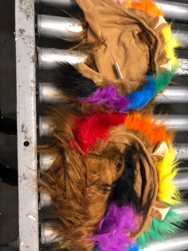 Photo 2 of 2 PACK**Long Pile Faux Fur Dog Lion Headwear - S/M
