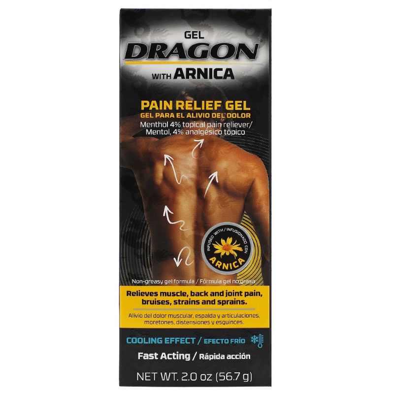 Photo 1 of 3 PACK**EXPIRES 12/23**Dragon Arnica Joint and Muscle Pain Relief Gel - 2 fl oz

