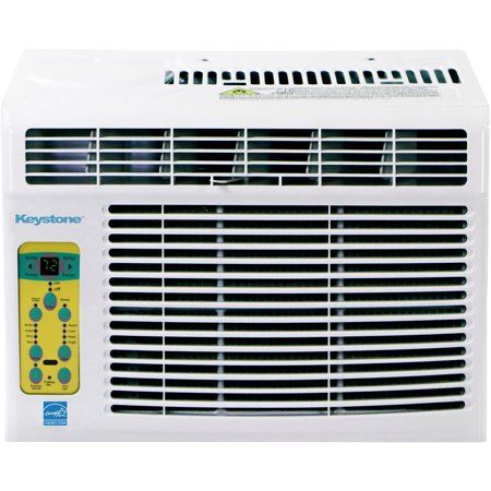 Photo 1 of 5,000 BTU Window-Mounted Air Conditioner with Follow Me LCD Remote Control - Keystone KSTAW05BE
